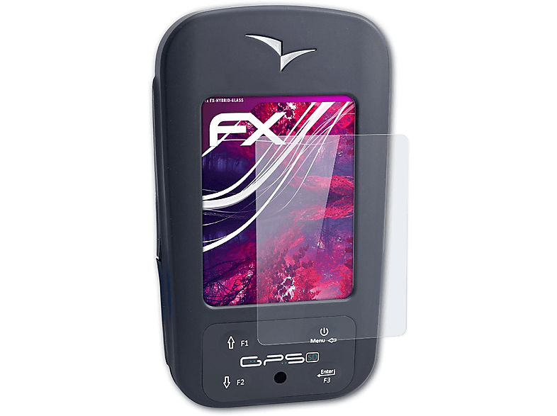 ATFOLIX FX-Hybrid-Glass Schutzglas(für Flymaster GPS SD)