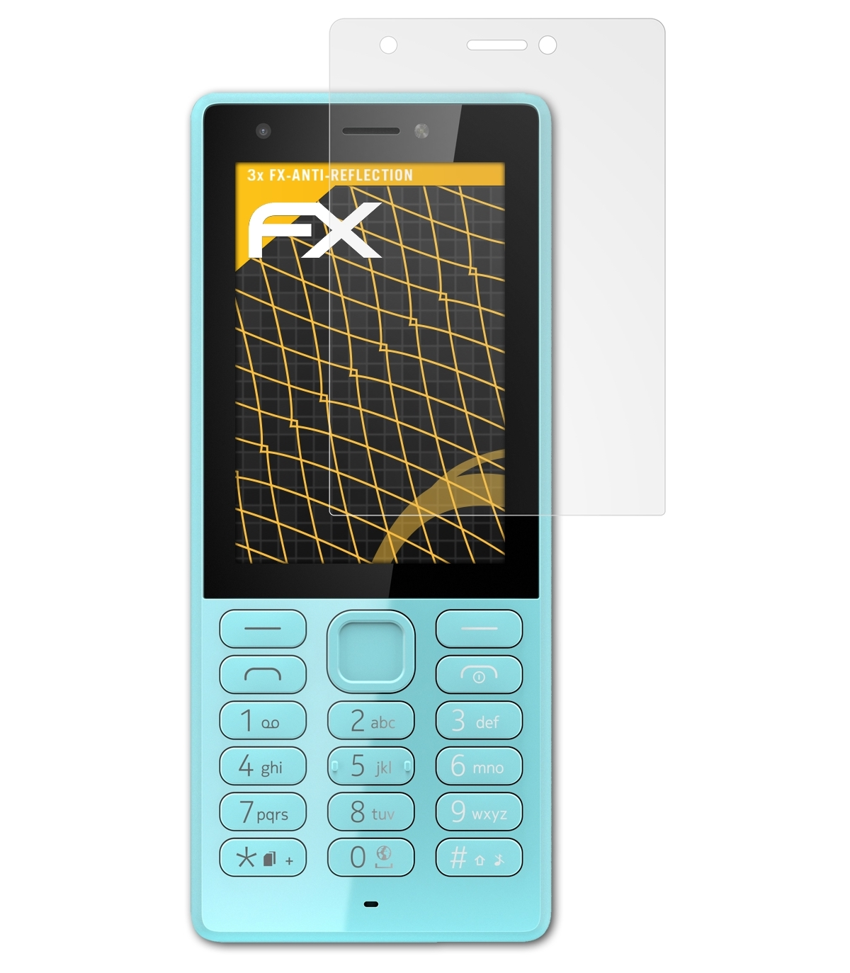 Displayschutz(für ATFOLIX 3x 216) Nokia Microsoft FX-Antireflex