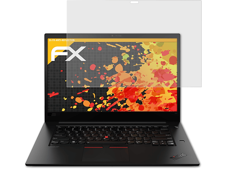 ATFOLIX (Gen ThinkPad FX-Antireflex Extreme 2x 3)) Displayschutz(für X1 Lenovo