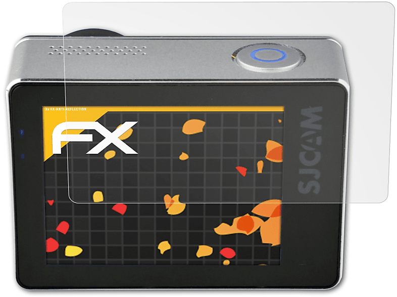 ATFOLIX 3x FX-Antireflex Displayschutz(für SJCAM (QUMOX) SJ7 Star)