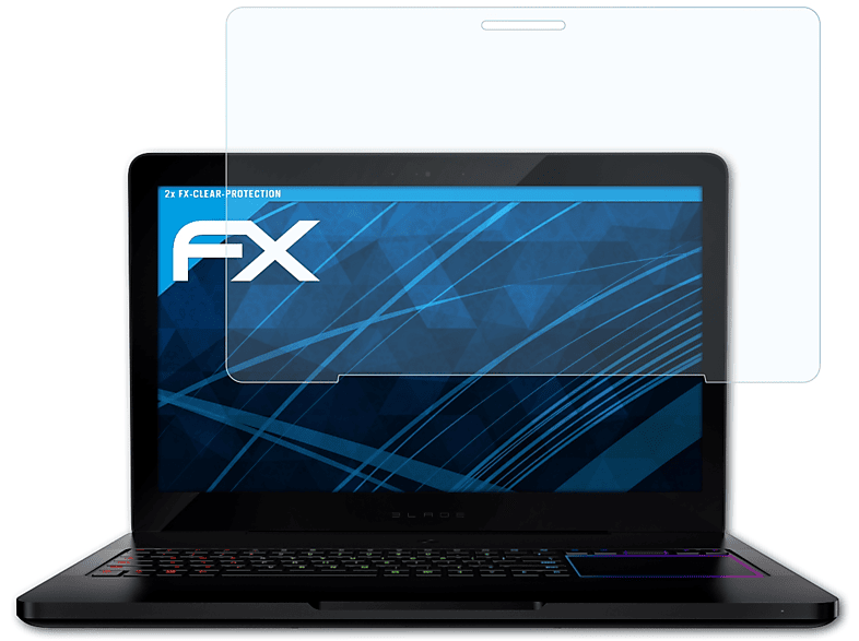 ATFOLIX 2x Razer Pro) Displayschutz(für FX-Clear Blade