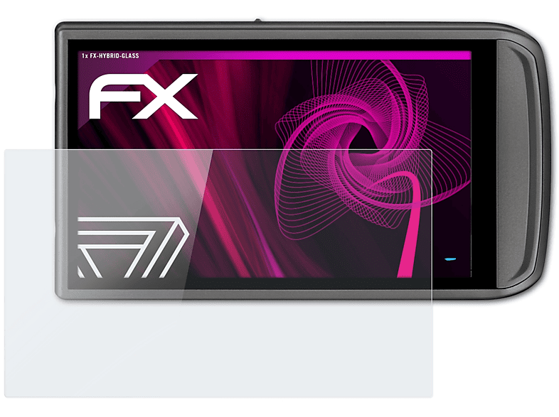 ATFOLIX 210) Schutzglas(für FX-Hybrid-Glass Canon Digital IXUS