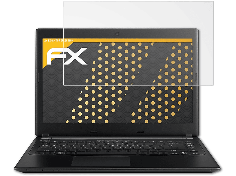 ATFOLIX 2x FX-Antireflex Displayschutz(für Acer Aspire V5-571)