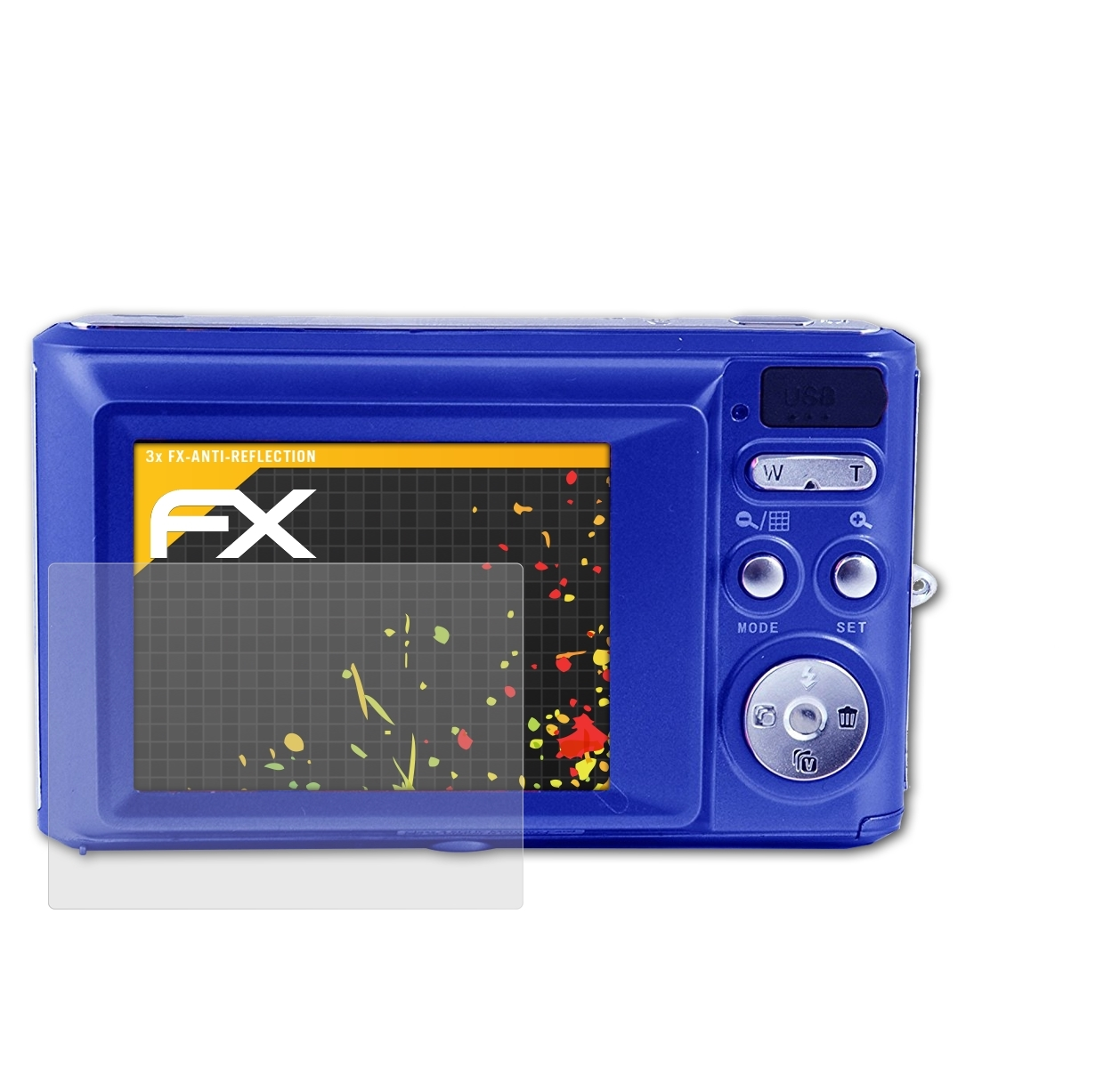 FX-Antireflex ATFOLIX Polaroid iX828) 3x Displayschutz(für