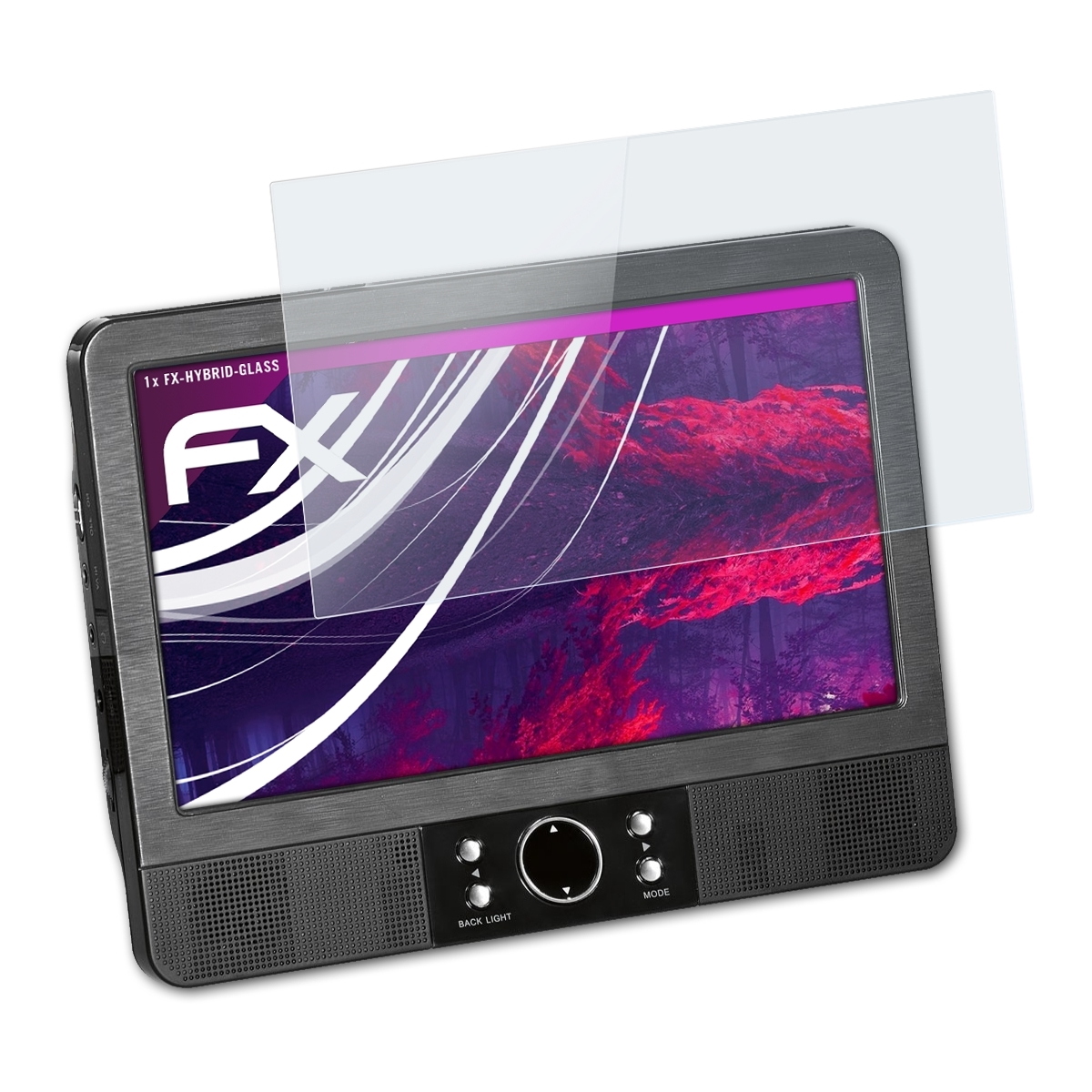 4552) ATFOLIX DVD Schutzglas(für AEG FX-Hybrid-Glass