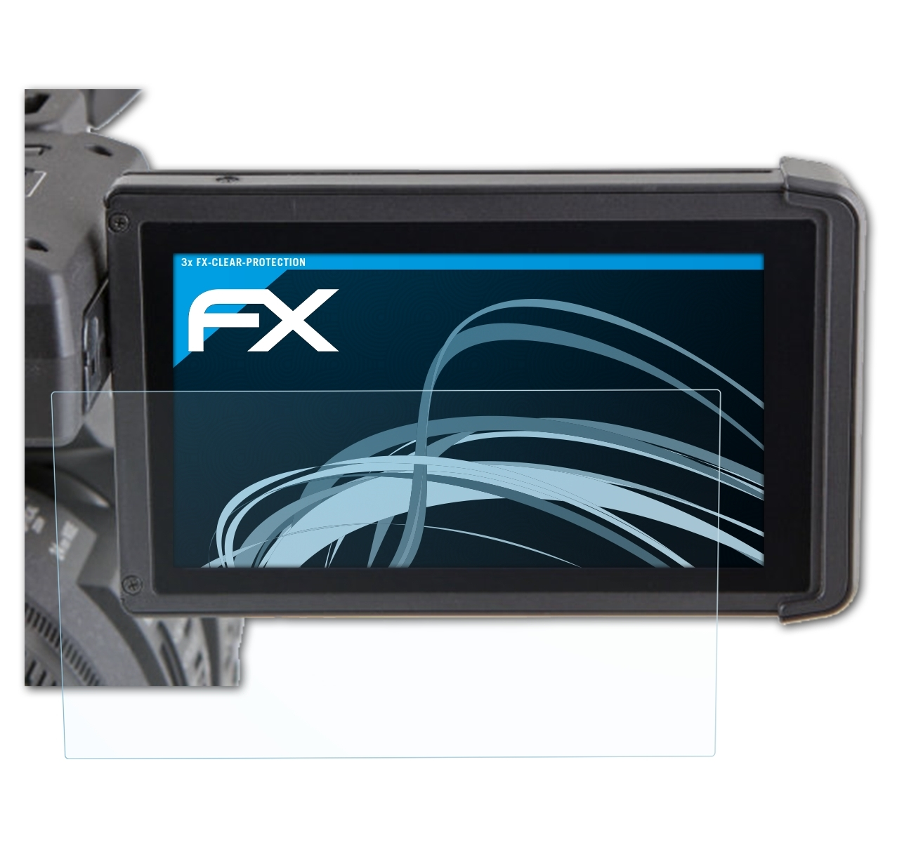 HC-X1) 3x Displayschutz(für ATFOLIX Panasonic FX-Clear