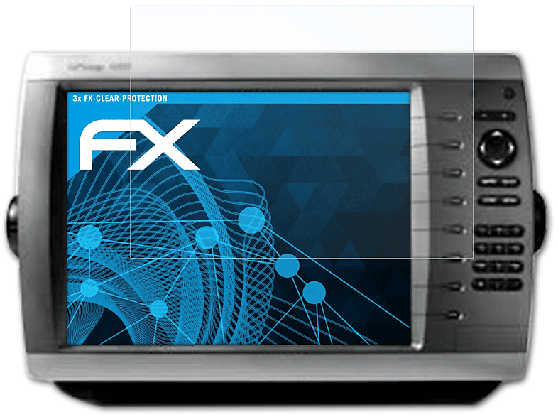 Displayschutz(für Garmin 3x ATFOLIX GPSMap FX-Clear 4010)