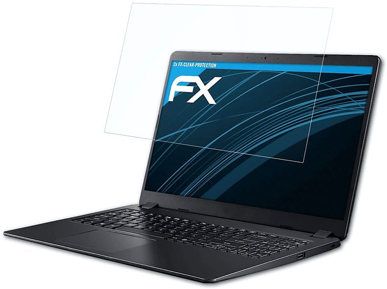 ATFOLIX 2x FX-Clear Displayschutz(für Acer Extensa 15)