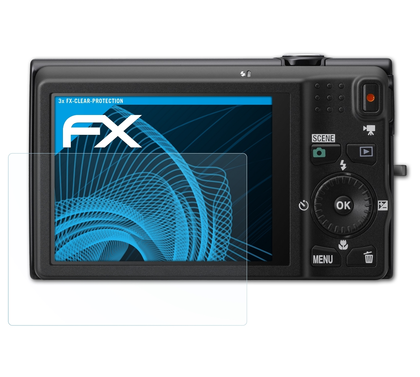 ATFOLIX 3x Coolpix Nikon Displayschutz(für S6200) FX-Clear