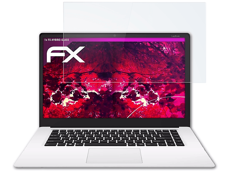 ATFOLIX FX-Hybrid-Glass Schutzglas(für Chuwi LapBook 15,6)