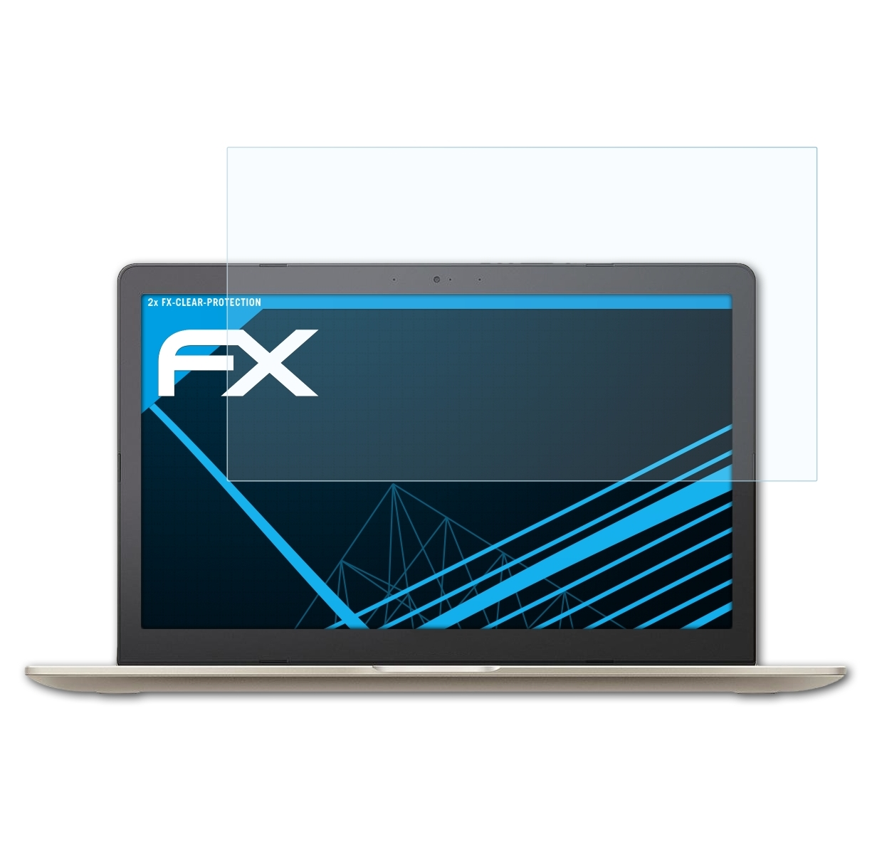 ATFOLIX (N580VD)) Asus 2x FX-Clear 15 Displayschutz(für VivoBook Pro