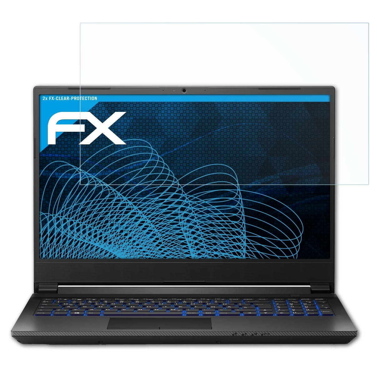 ATFOLIX 2x FX-Clear Erazer Medion Displayschutz(für P15805 (MD63400))