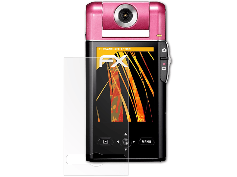 ATFOLIX 3x FX-Antireflex Displayschutz(für Sony MHS-PM5)