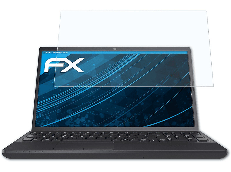2x Lifebook ATFOLIX FX-Clear Displayschutz(für Fujitsu A3510)