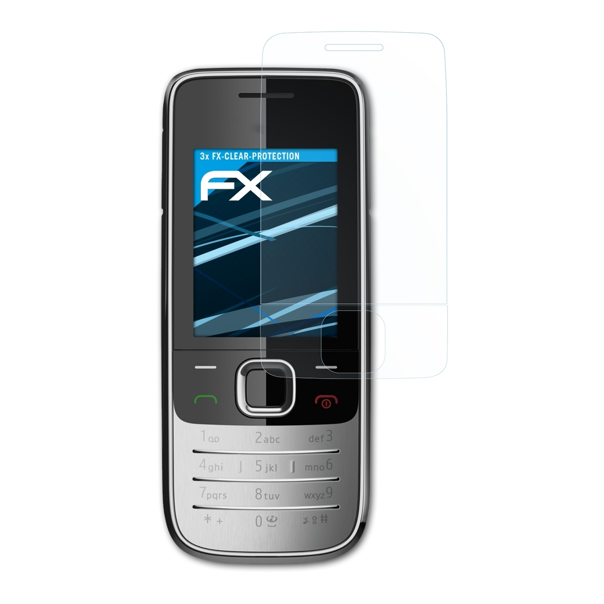 FX-Clear 2730 Classic) 3x ATFOLIX Displayschutz(für Nokia