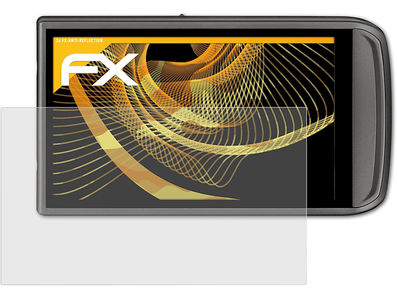ATFOLIX 3x FX-Antireflex Displayschutz(für Canon Digital IXUS 210)