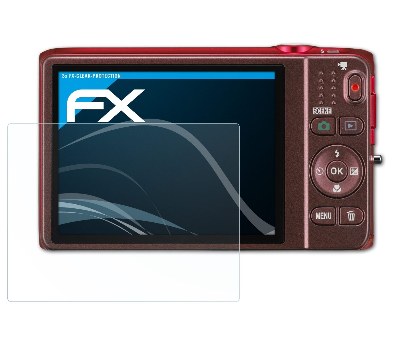 ATFOLIX 3x FX-Clear Displayschutz(für Nikon Coolpix S6500)