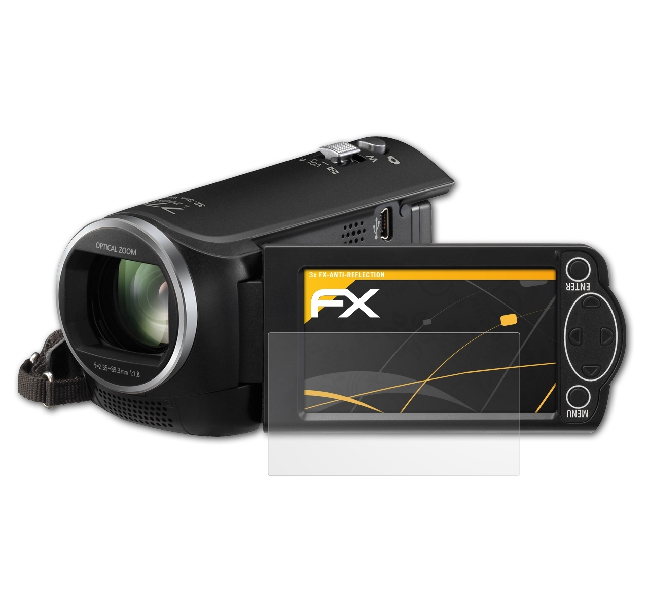 HC-V160) Displayschutz(für ATFOLIX FX-Antireflex 3x Panasonic
