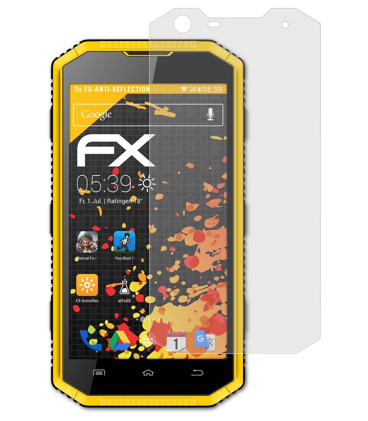 Displayschutz(für W7) FX-Antireflex ATFOLIX 3x Kenxinda