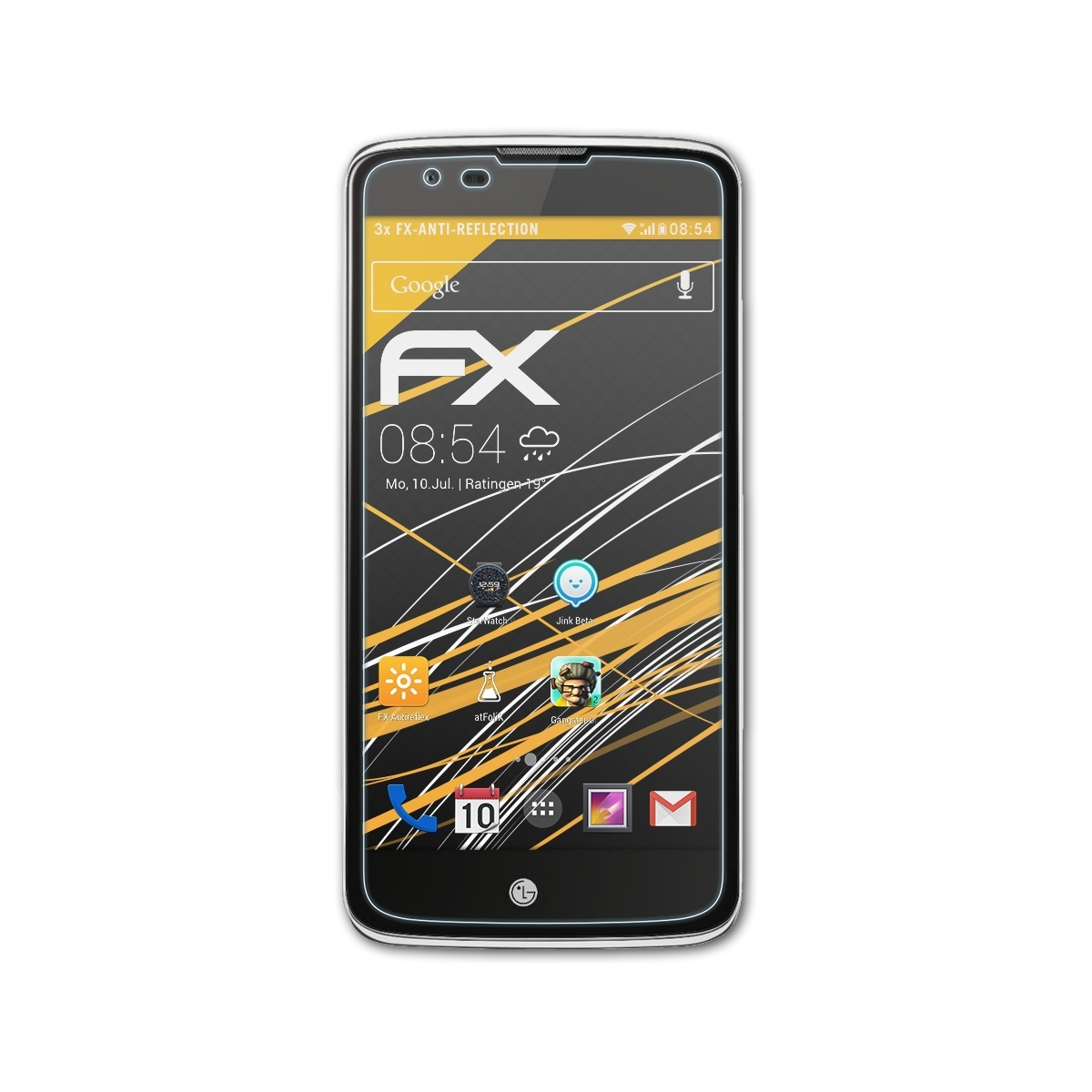 2 Phoenix 3x FX-Antireflex Displayschutz(für LG ATFOLIX (K371))