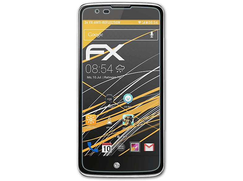 ATFOLIX LG FX-Antireflex 3x Displayschutz(für (K371)) 2 Phoenix