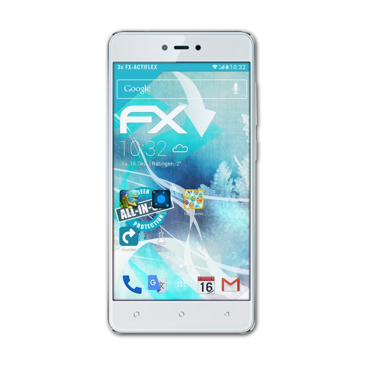 FX-ActiFleX Force) ATFOLIX 3x Displayschutz(für Weimei