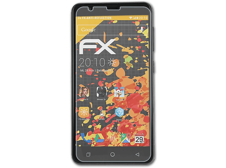 myPhone 3x Fun Displayschutz(für FX-Antireflex 8) ATFOLIX