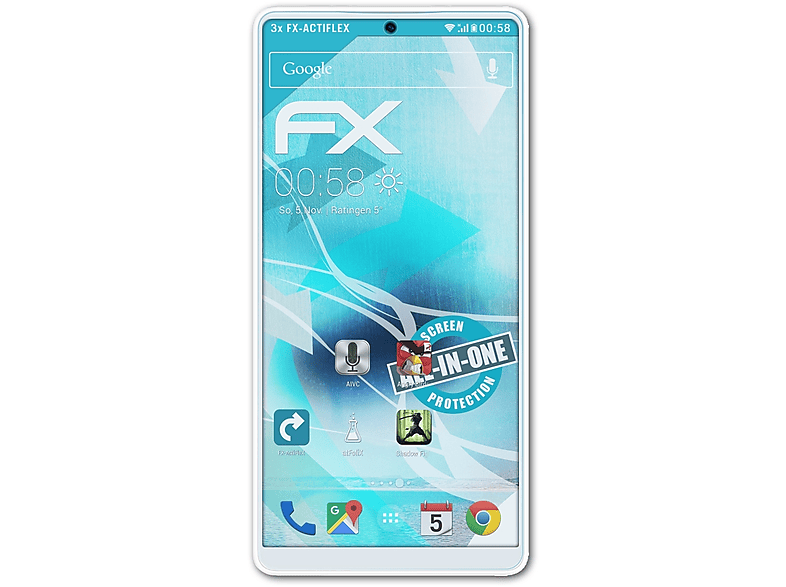 ATFOLIX 3x FX-ActiFleX Displayschutz(für Smartisan Nut R1) | Displayschutzfolien & Gläser