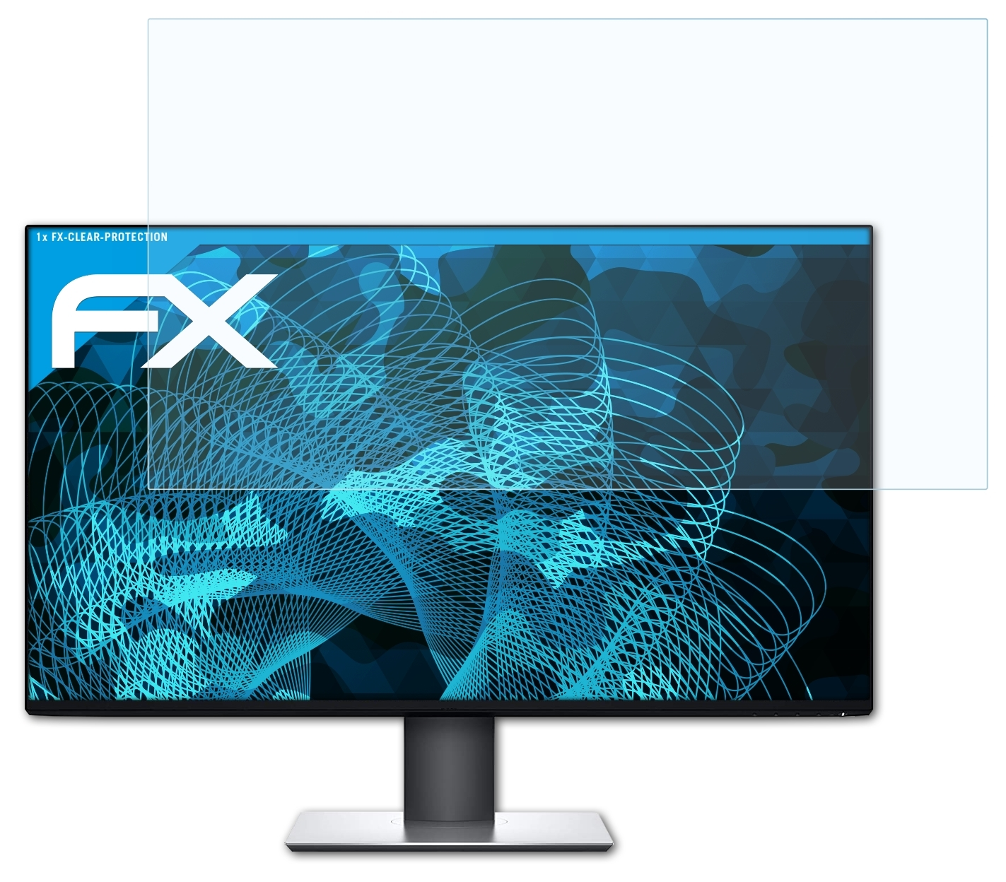ATFOLIX FX-Clear Displayschutz(für Dell U3219Q) UltraSharp