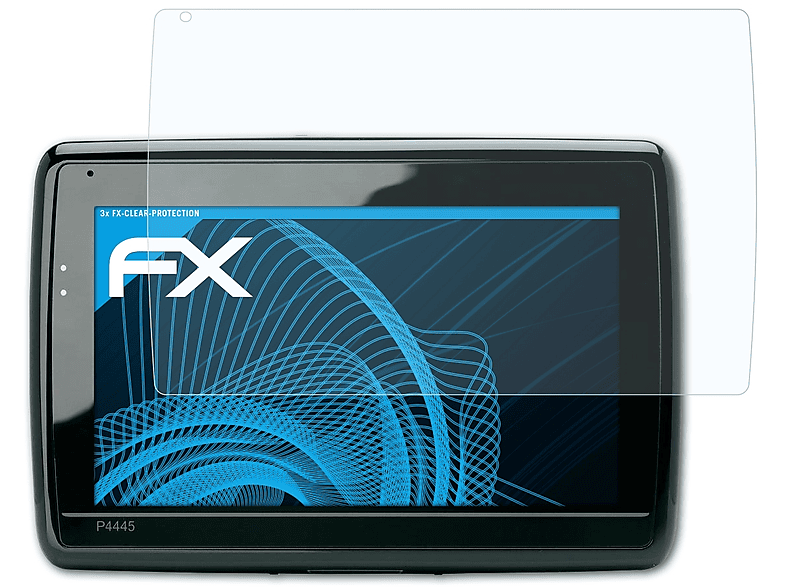 ATFOLIX 3x FX-Clear Displayschutz(für Medion GoPal P4445)
