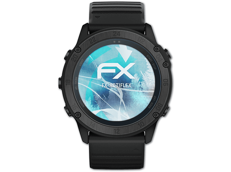 ATFOLIX 3x FX-ActiFleX Displayschutz(für Garmin tactix Delta)