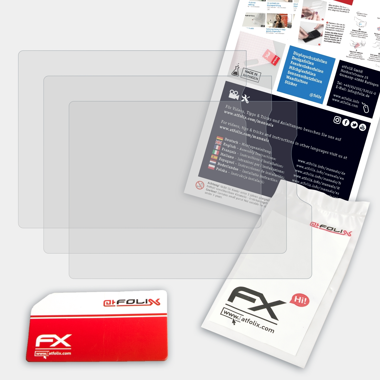 ATFOLIX Displayschutz(für 3x P5000) FX-Antireflex Epson