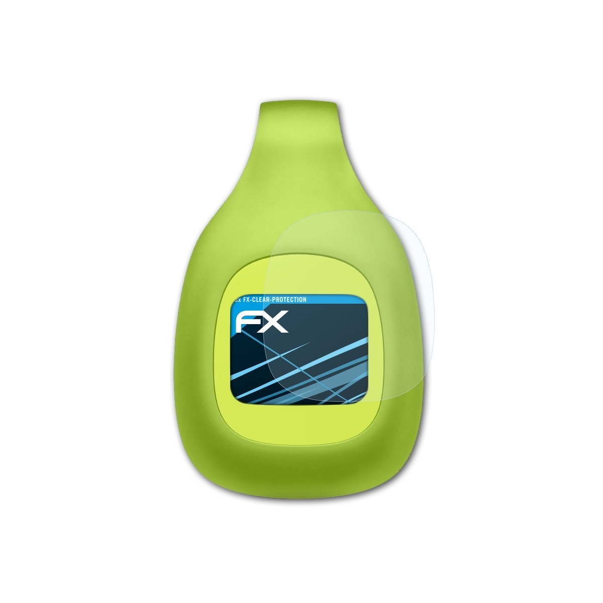 ATFOLIX Zip) Displayschutz(für FX-Clear 3x Fitbit