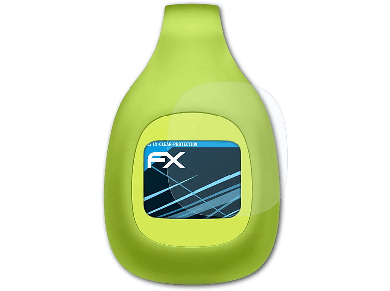 ATFOLIX 3x FX-Clear Displayschutz(für Fitbit Zip)