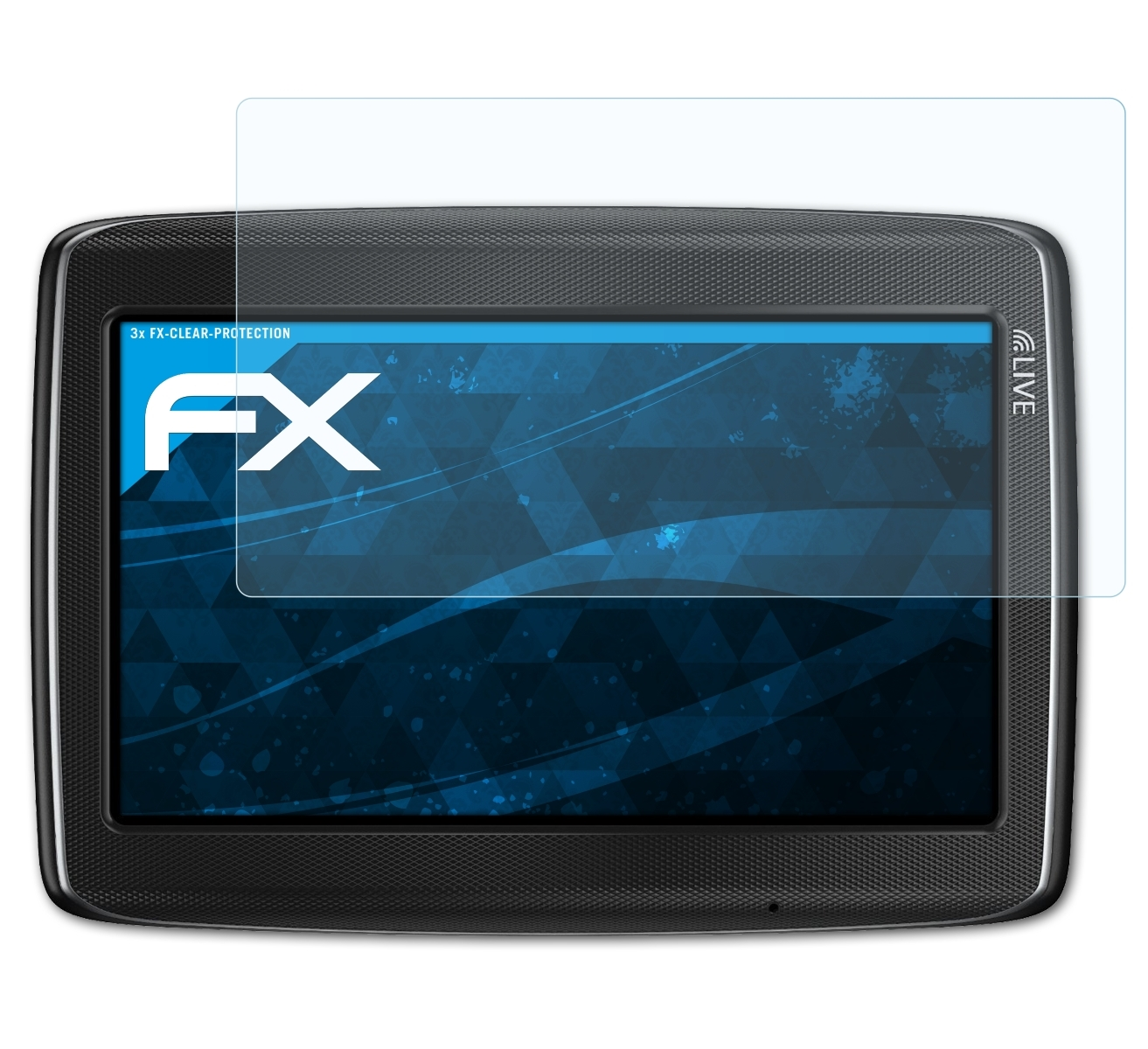 FX-Clear (2011)) 3x 825 GO Live ATFOLIX Displayschutz(für TomTom