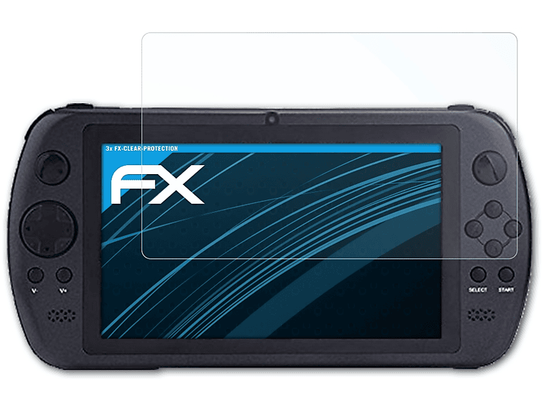 ATFOLIX 3x GPD Q9) FX-Clear Displayschutz(für