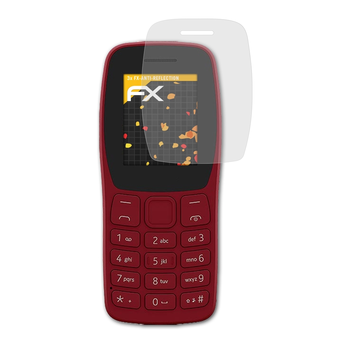 ATFOLIX 3x (2022)) Nokia Displayschutz(für 105+ matt&stoßfest