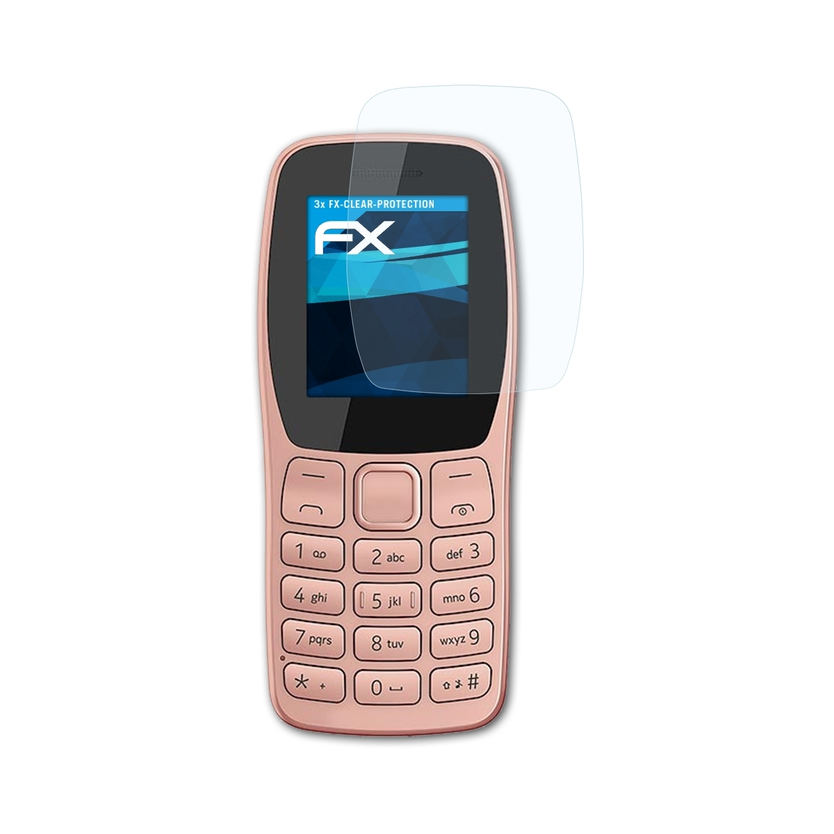 ATFOLIX Displayschutz(für Nokia (2022)) 3x 110 klar&stoßfest