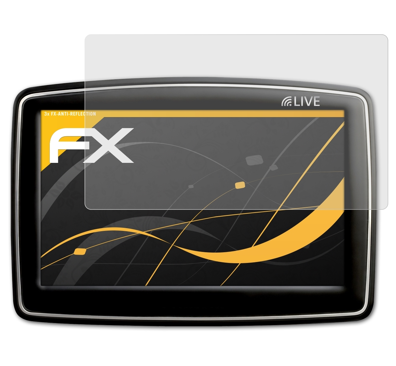 ATFOLIX 3x FX-Antireflex Displayschutz(für TomTom XL Routes) LIVE IQ