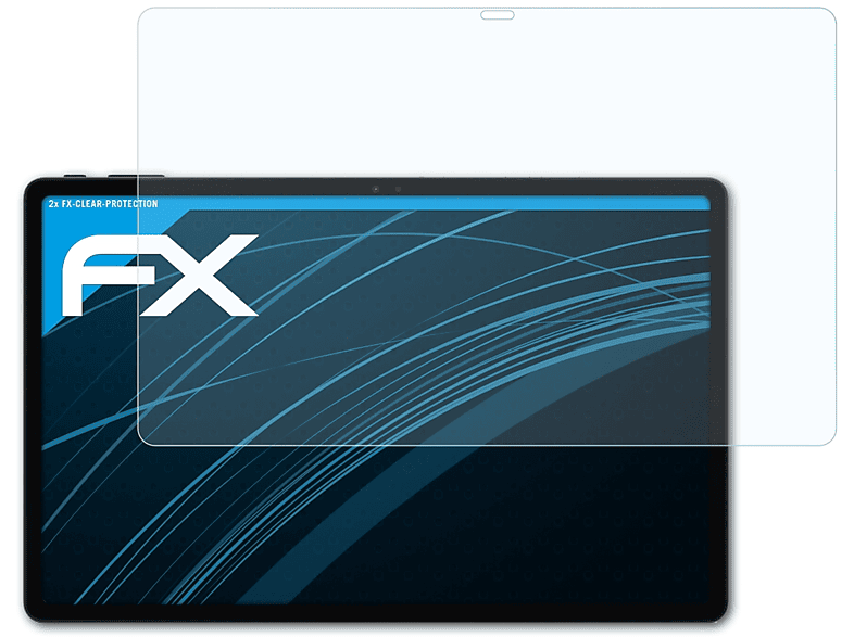 Displayschutz(für ATFOLIX Max) Chuwi HiPad klar&stoßfest 2x