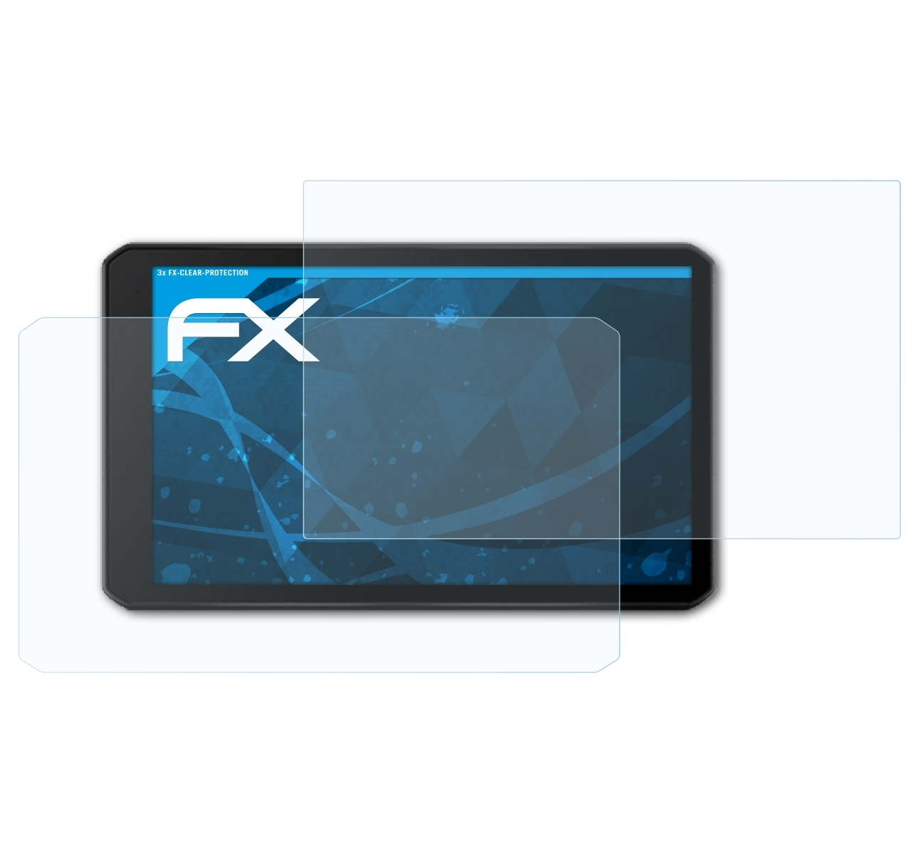3x Garmin klar&stoßfest DriveCam 76) Displayschutz(für ATFOLIX