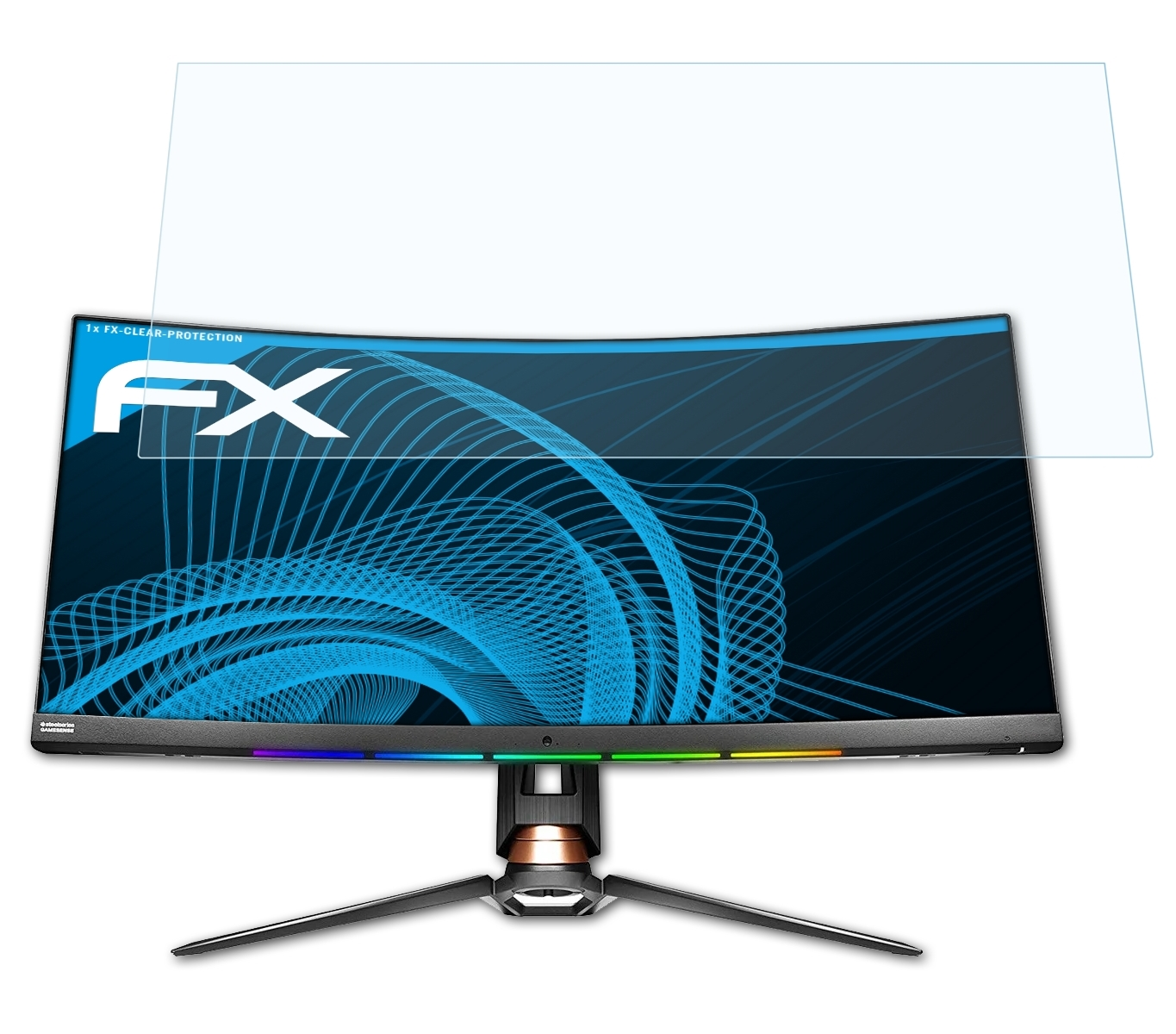 MSI FX-Clear MPG341CQR) ATFOLIX Displayschutz(für Optix