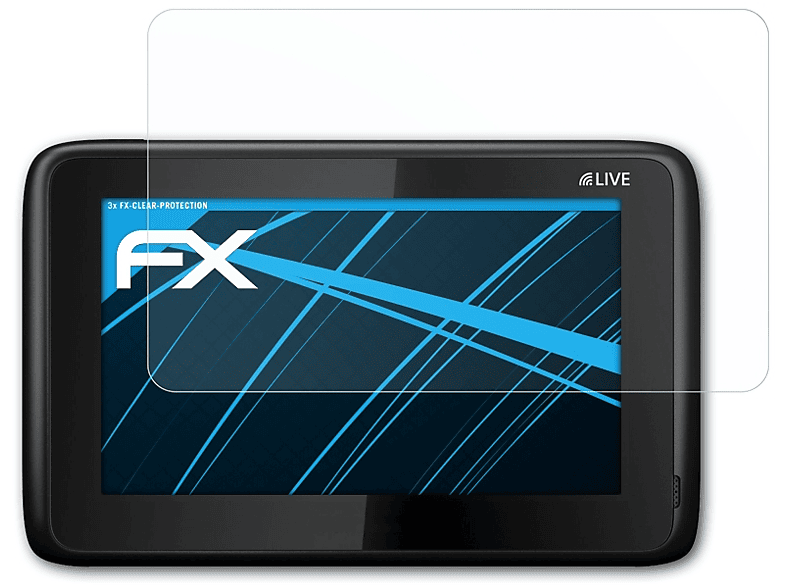 ATFOLIX 3x GO FX-Clear Live 1015 (2011)) Displayschutz(für TomTom