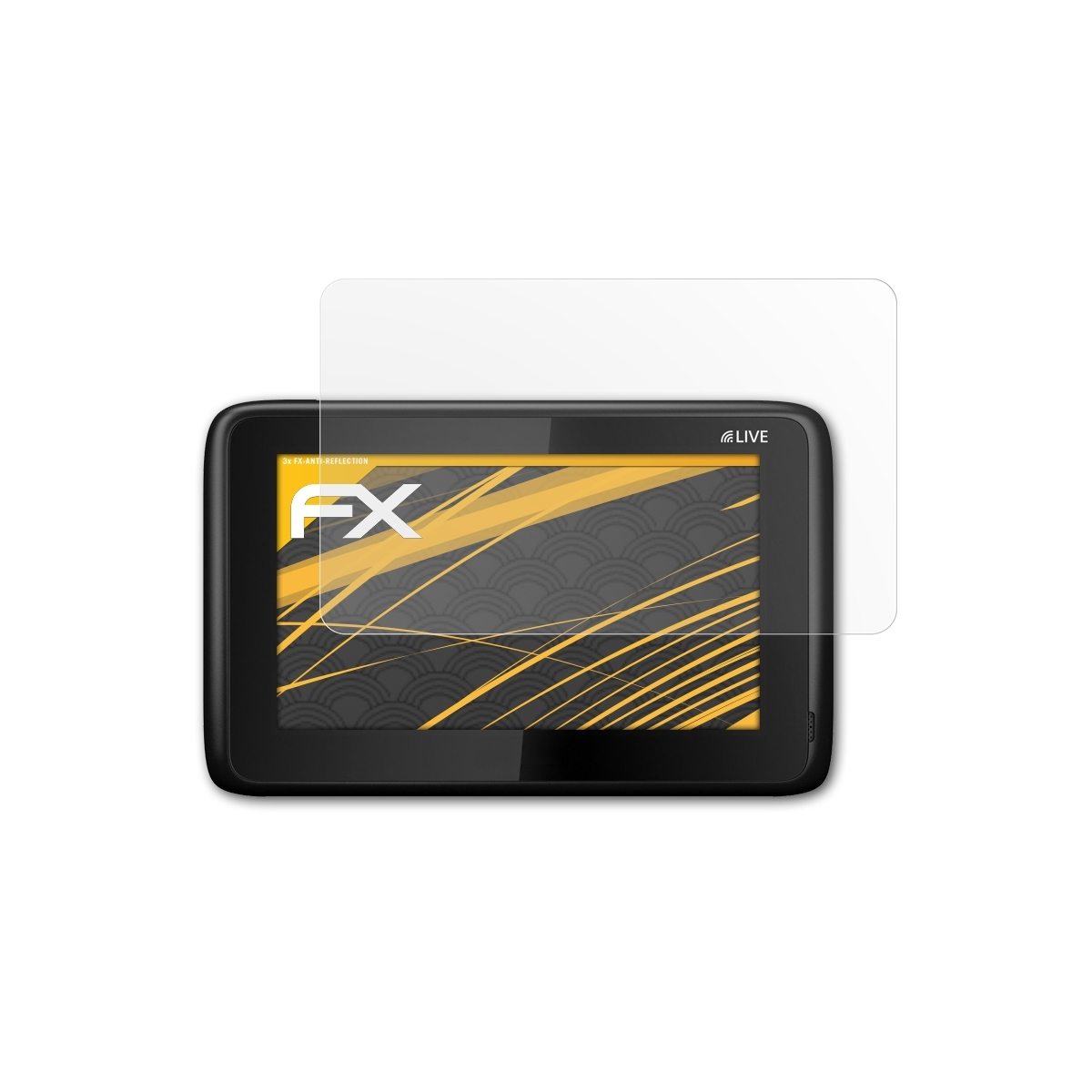 (2011)) FX-Antireflex 3x 1015 Displayschutz(für ATFOLIX TomTom Live GO
