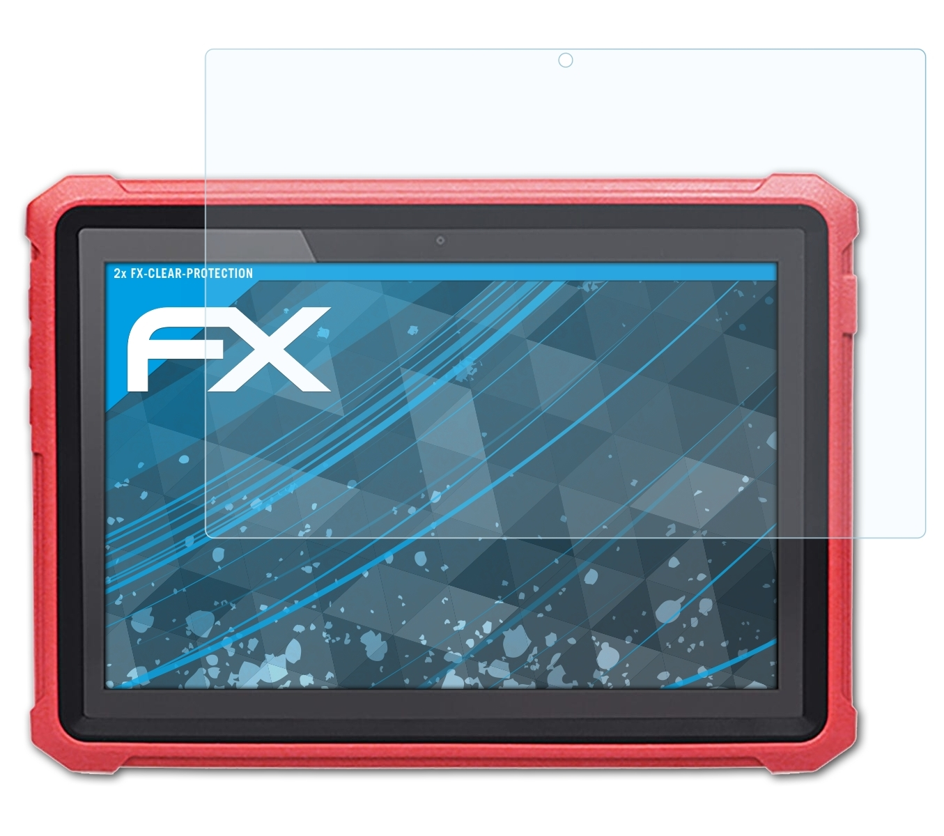 ATFOLIX 2x FX-Clear Displayschutz(für Launch Euro Pro X-431 HD+)