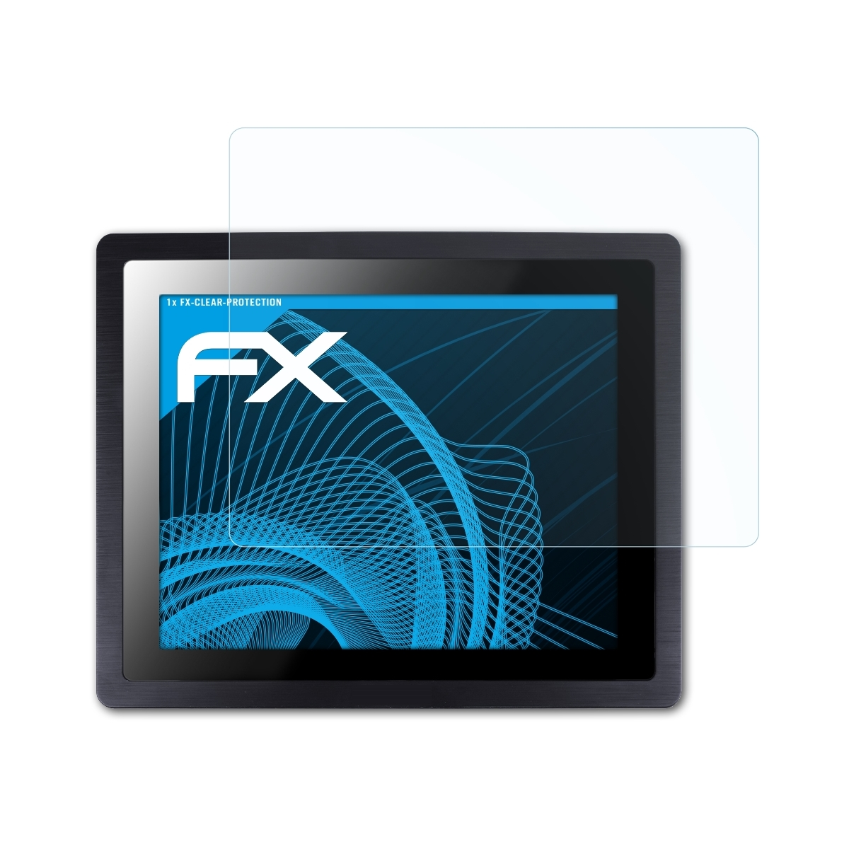 8 ATFOLIX Panel-PC Pokini klar&stoßfest Displayschutz(für Inch)