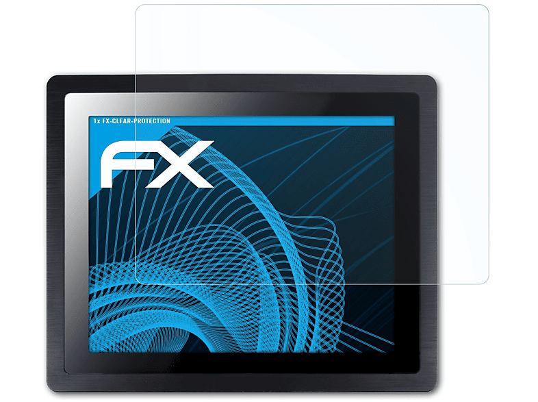 8 ATFOLIX Panel-PC Pokini klar&stoßfest Displayschutz(für Inch)