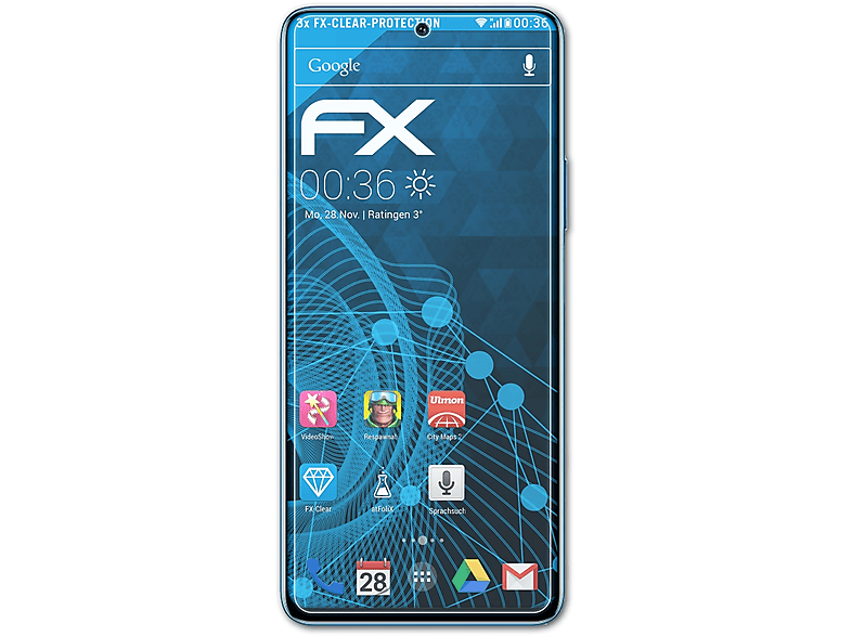 ATFOLIX 3x FX-Clear Displayschutz(für Honor Magic4 Lite)