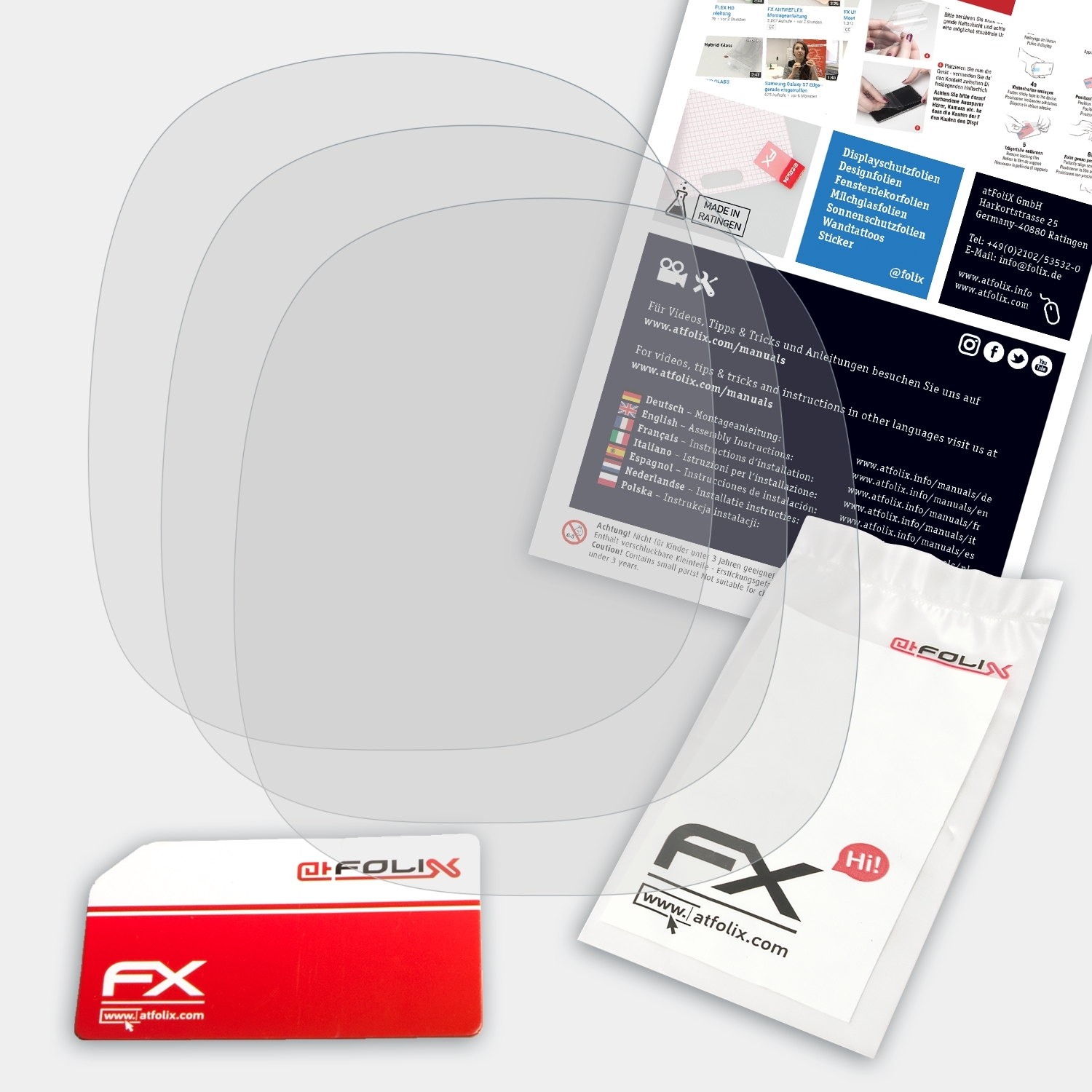 ATFOLIX 3x Fitbit Displayschutz(für Zip) FX-Antireflex