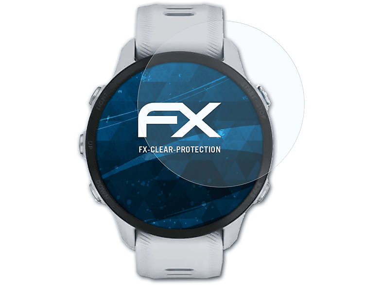 3x klar&stoßfest Displayschutz(für Garmin ATFOLIX Forerunner 955)